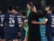 PSG players and Luis Enrique