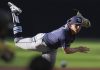Tampa Bay Rays starting pitcher Ryan Pepiot works against a San Diego Padres batter during the first inning of a baseball game Saturday, April 26, 2025, in San Diego. (AP Photo/Gregory Bull)