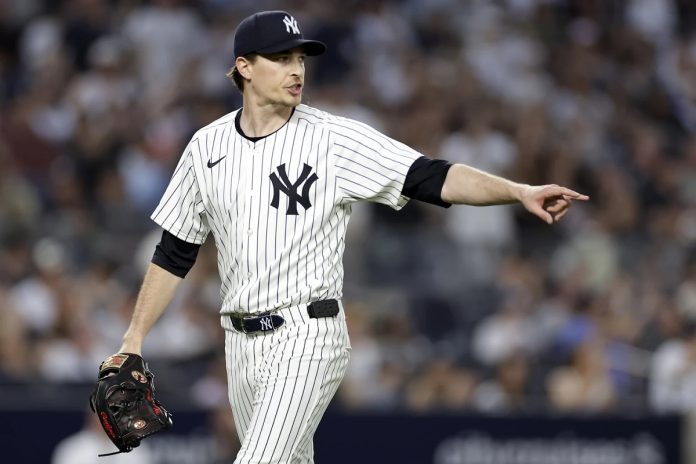 Fried Dominates Rays 3-0 New York Yankees pitcher Max Fried reacts after the last out of the third inning of a baseball game against the Tampa Bay Rays, Friday, May 2, 2025, in New York. (AP Photo/Adam Hunger