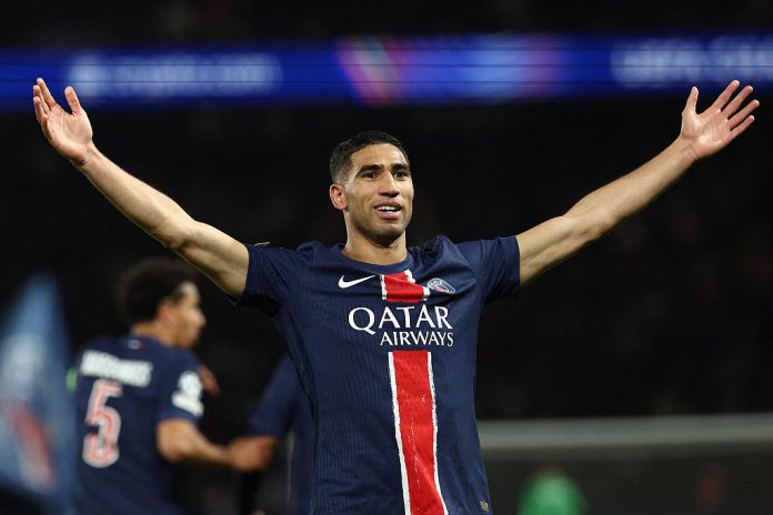 TOPSHOT-FBL-EUR-C1-PSG-ARSENAL