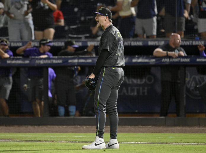 Rays defeat Brewers 4-3 Tampa Bay Rays pitcher Eric Orze celebrates after the final out of a baseball game against thye Milwaukee Brewers, Friday, May 9, 2025, in Tampa, Fla. (AP Photo/Jason Behnken)
