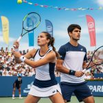 Emma and Carlos Tennis Image
