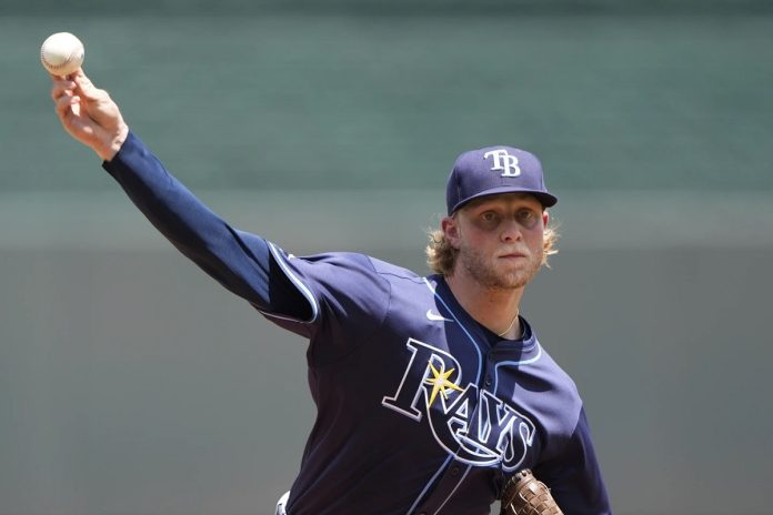 Rays defeat Royals 4-0 Tampa Bay Rays starting pitcher Shane Baz throws during the first inning of a baseball game against the Kansas City Royals, Thursday, June 26, 2025, in Kansas City, Mo. (AP Photo/Charlie Riedel)