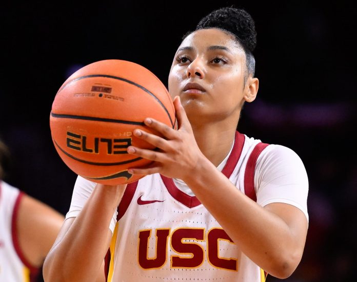 JUJU WATKINS USC STAR IN THE BIG TEN -AP