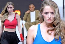 International supermodel, Noami Campbell introduced the IBA boxing clothing range in collaboration with Euphoria wear during the IBA press conference.
