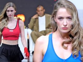 International supermodel, Noami Campbell introduced the IBA boxing clothing range in collaboration with Euphoria wear during the IBA press conference.