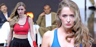 International supermodel, Noami Campbell introduced the IBA boxing clothing range in collaboration with Euphoria wear during the IBA press conference.