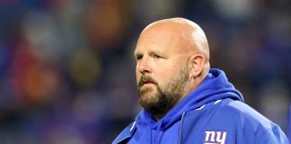 Giants head coach Brian Dabol