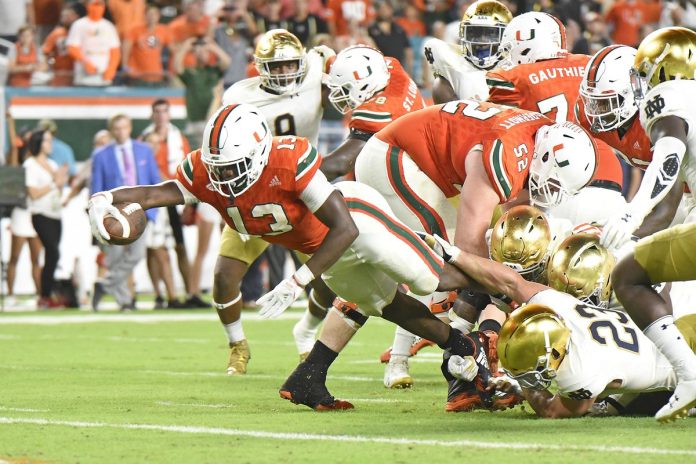 Miami Hurricanes Shock No. 6 Notre Dame with Last-Minute Victory in Season Opener