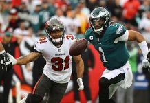 Buccaneers Show Heart in Narrow Loss to Eagles