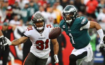 Buccaneers Show Heart in Narrow Loss to Eagles