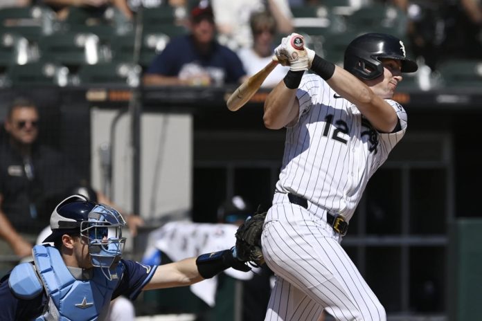 Rays Fall To White Sox 5-1 Chicago White Sox's Colson Montgomery watches his two-run single during the first inning of a baseball game against the Tampa Bay Rays, Thursday, Sept. 11, 2025, in Chicago. (AP Photo/Paul Beaty)
