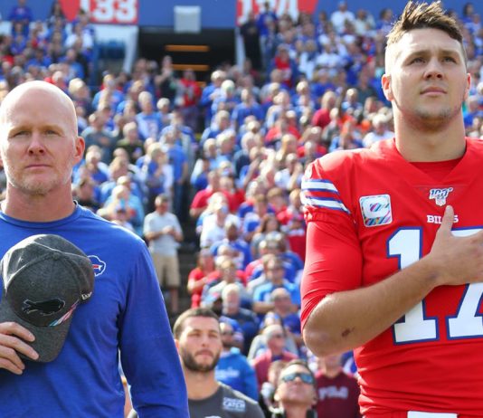 Buffalo Bills Sean McDermott and Josh Allen