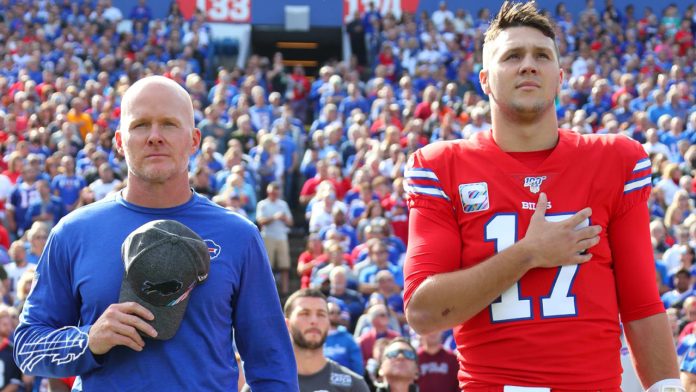 Buffalo Bills Sean McDermott and Josh Allen