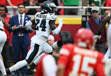 The Eagles beat Kansas City