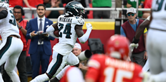 The Eagles beat Kansas City