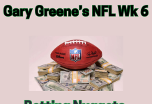 Gary Greene's NFL Wk 6 Betting Nuggets