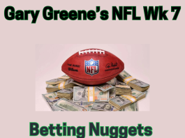 NFL WEEK 7 TOP 25 “BETTING NUGGETS” OF THE WEEK