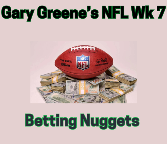 NFL WEEK 7 TOP 25 “BETTING NUGGETS” OF THE WEEK