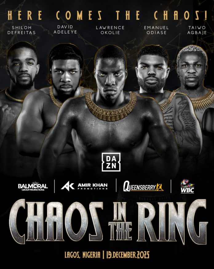 Former world champion turned promoter Amir Khan and Dr. Ezekiel Adamu have officially teamed up with Detty December, West Africa’s biggest month-long cultural festival, to deliver a historic Heavyweight Double Header set for Sunday, December 21, 2025.