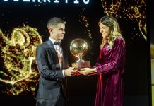 Christos Mouzakitis picks up his Golden Boy Web award Christos Mouzakitis etched his name into the record books, becoming the first Greek player to capture the Golden Boy Web 2025 award and joining an elite group of Europe’s brightest young stars.
