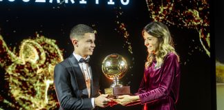 Christos Mouzakitis etched his name into the record books, becoming the first Greek player to capture the Golden Boy Web 2025 award and joining an elite group of Europe’s brightest young stars.