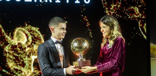 Christos Mouzakitis etched his name into the record books, becoming the first Greek player to capture the Golden Boy Web 2025 award and joining an elite group of Europe’s brightest young stars.