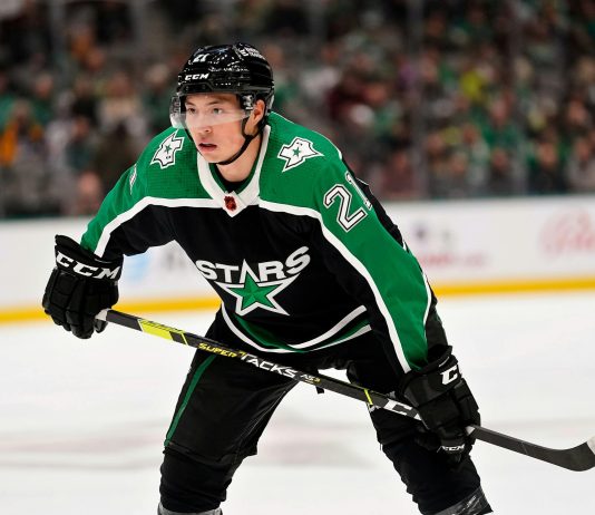 Jason Robertson has been named the HockeyStickFittings.com Sniper of the Month for November 2025