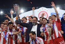Evangelos Marinakis Stands Alone Atop Greek Football’s Mount Olympus Evangelos Marinakis tonight became the most successful club president in the history of Greek football with 19 titles: